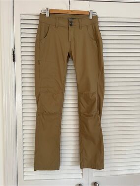 Prana Womens Hiking Pants - Khaki Size 0
